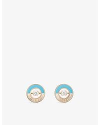Piaget - Possession Vibrant Palace 18Ct Rose- And 0.11Ct Brilliant-Cut Diamonds Stud Earrings - Lyst