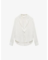 Loewe - Silk Satin Blouse - Lyst