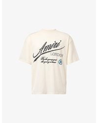 Amiri - Skater Logo-Print Cotton-Jersey T-Shirt - Lyst