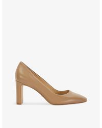 Dune - Arriving Closed-Toe Leather Heeled Courts - Lyst