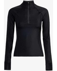 ADANOLA - Ultimate Quarter-zip Stretch-recycled Polyamide Top - Lyst