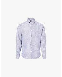 Sunspel - Long-Sleeve Linen Shirt - Lyst