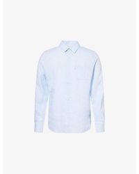 Derek Rose - Monaco Long-Sleeve Linen Shirt - Lyst