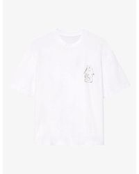 AllSaints - Roller Relaxed-Fit Cotton T-Shirt - Lyst