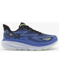 Hoka One One - Clifton 9 Brand-print Woven Low-top Trainers - Lyst