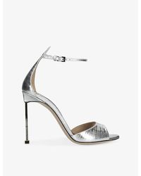Tom Ford - Spire 105 Metallic Leather Sandals - Lyst