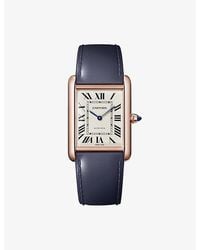 Cartier - Tank Louis Large 18Ct Rose- Watch 38.1 X 27.75Mm - Lyst