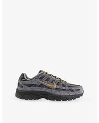 Nike - P-6000 Leather And Mesh Trainers - Lyst