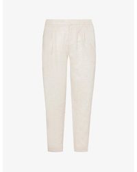 CHE - Regular-fit Mid-rise Linen Trousers Xx - Lyst