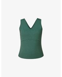 Sweaty Betty - Gaia V-Neck Stretch-Woven Vest Top - Lyst