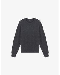 The Kooples - Crewneck Relaxed-Fit Stretch-Cashmere Jumper - Lyst