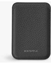 Mintapple - Logo-embossed Magsafe Leather Wallet - Lyst