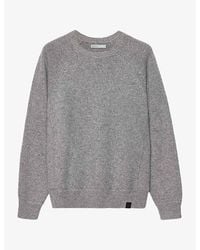 AllSaints - Cove Relaxed-Fit Wool And Cotton-Blend Jumper - Lyst