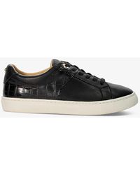 Dune - Elodic Logo-embossed Faux-leather Low-top Trainers - Lyst
