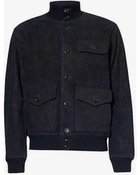 Polo Ralph Lauren - Buttoned Flap-pocket Regular-fit Suede Jacket - Lyst