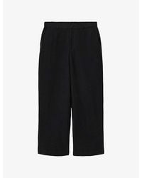 AllSaints - Taiko Straight-Leg Cotton Trousers - Lyst