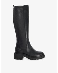 Dune - Toni Leather Knee-High Boots - Lyst