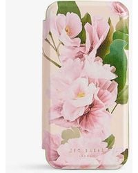 Ted Baker - Liriam Floral-print Iphone 14 Pro Max Phone Case - Lyst