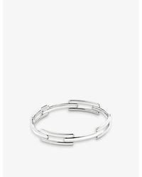 Monica Vinader - Signature Sterling- Link Bangle - Lyst