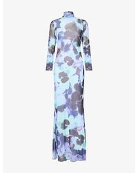 Rat & Boa - Cova Sheer Maxi Dress - Lyst