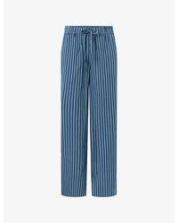 Nué Notes - True Vy Nathaniel Wide-leg Mid-rise Cotton Trousers - Lyst
