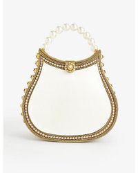 Mae Cassidy - Nimmi Pearl Gold-plated Metal Top-handle Bag - Lyst