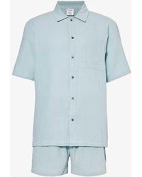 Calvin Klein - Branded-tab Relaxed-fit Cotton Pyjamas - Lyst