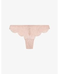 Simone Perele - Karma Scallop-Trim Stretch-Lace Briefs - Lyst