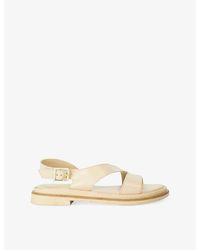 Dune - Larko Leather Sandals - Lyst