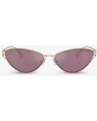 Tiffany & Co. - Tf3095 Cat-eye Metal Sunglasses - Lyst