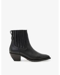 AllSaints - Marcie Leather Ankle Boots - Lyst