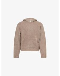 The Couture Club - Boucle Kangaroo-Pocket Knitted Hoody - Lyst