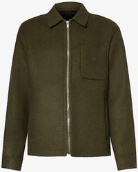Givenchy - Double-faced Point-collar Wool And Silk-blend Jacket - Lyst