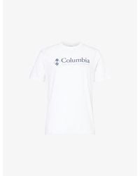 Columbia - Basic Logo Short-Sleeves Cotton-Jersey T-Shirt - Lyst