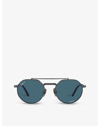 Ray-Ban - Rb8265 Jack Ii Round-frame Titanium Sunglasses - Lyst