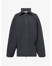 Frankie Shop - Veda Knitted Wool Cardigan - Lyst