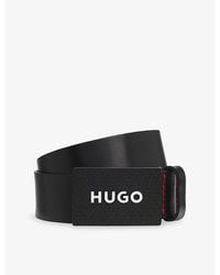 HUGO - Black Men's Business Belts Size 36 - Lyst