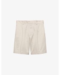 Prada - Relaxed-Fit Cotton Bermuda Shorts - Lyst