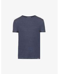 Orlebar Brown - Vy Ob-t Regular-fit Linen T-shirt - Lyst
