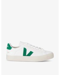 Veja - Oth Campo Logo-Embroidered Leather Low-Top Trainers - Lyst