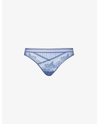 Passionata - Maddie Floral Stretch-lace Thong - Lyst