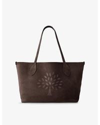 Mulberry - Small Tree Suede Tote Bag - Lyst