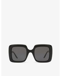 Gucci - gg0896s Square-frame Glass And Acetate Sunglasses - Lyst