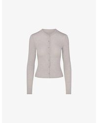 Skims - Sheer Modal Jersey Cardigan - Lyst