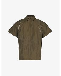 Saul Nash - Winchmore Seersucker-textured Shell Shirt X - Lyst