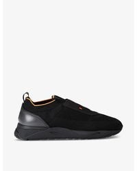 Santoni - Low-Top Knit-Fabric Trainers - Lyst
