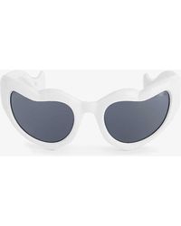 Le Specs - Fast Love Heart-frame Plastic Sunglasses - Lyst