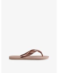 Havaianas - Top Logo-Embossed Rubber Flip-Flops - Lyst