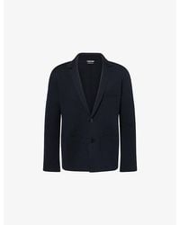 Tom Ford - Notch-Lapel Knitted Wool-Blend Jacket - Lyst