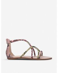 aldo snakeskin flats